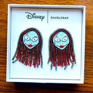 Disney Baublebar Earrings Nightmare Before Christmas Sally Stud Beads